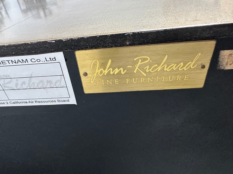 John-Richard Falling Vine Sideboard in Misto Silver Leaf Finish 77'W x 20'D x 34'H [Photo 5]