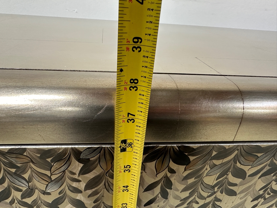 John-Richard Falling Vine Sideboard in Misto Silver Leaf Finish 77'W x 20'D x 34'H [Photo 10]