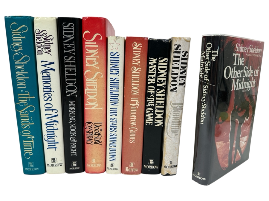 (9) First Edition Hardcover Sidney Sheldon Books With Original Dust Jackets [Photo 2]
