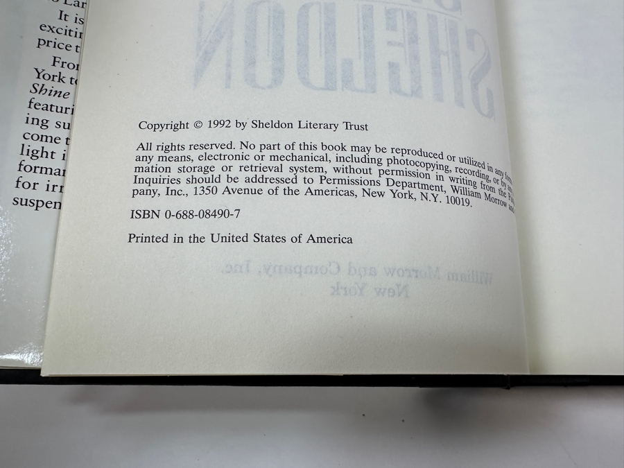 (9) First Edition Hardcover Sidney Sheldon Books With Original Dust Jackets [Photo 14]