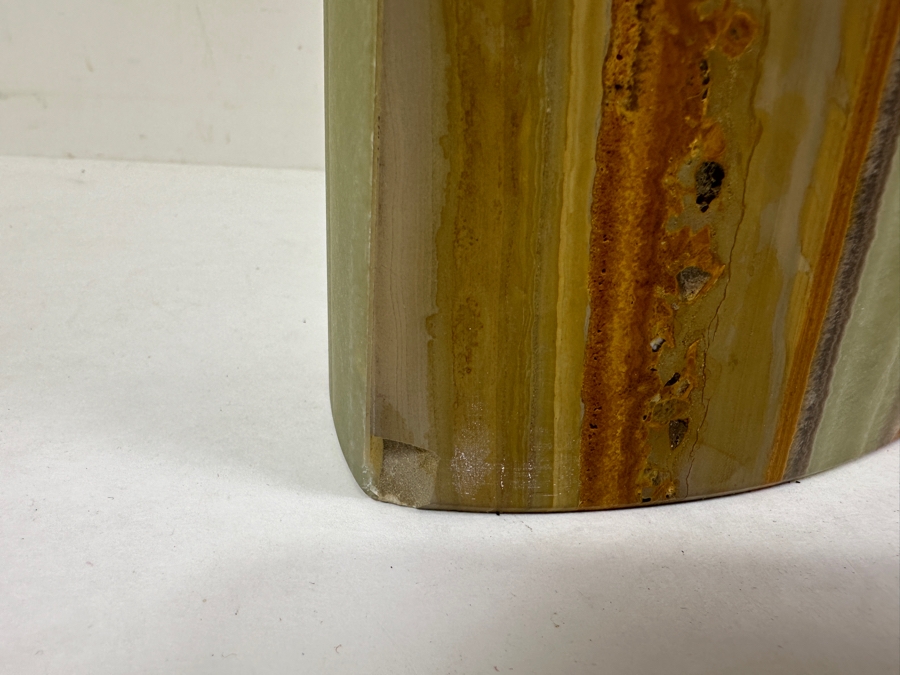 Natural Onyx Stone Table Lamp 11.5W X 16H [Photo 7]