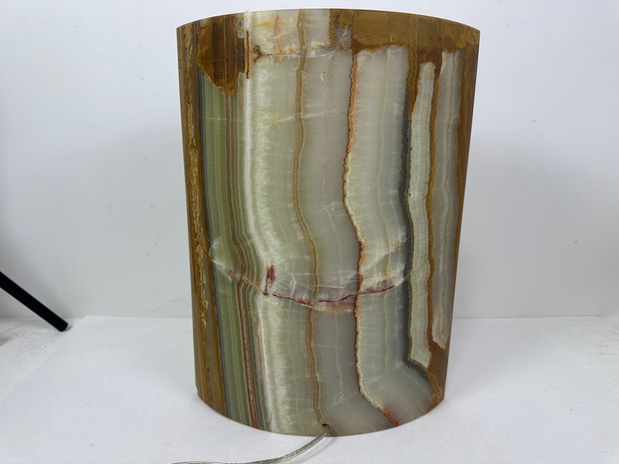 Natural Onyx Stone Table Lamp 11.5W X 16H [Photo 5]