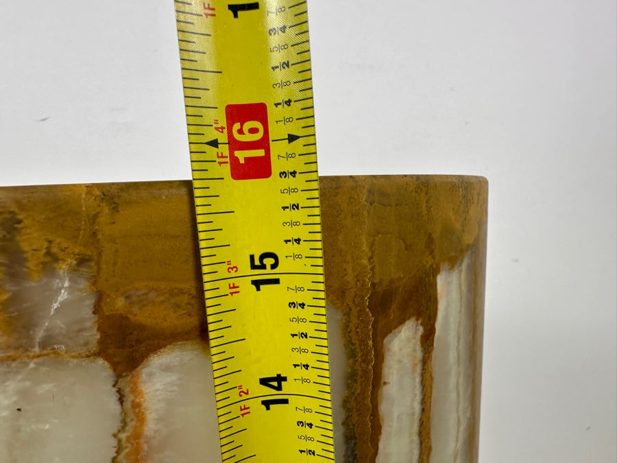 Natural Onyx Stone Table Lamp 11.5W X 16H [Photo 8]