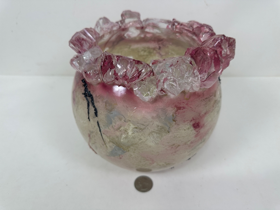 Art Glass Vase 8'W x 7'H [Photo 5]