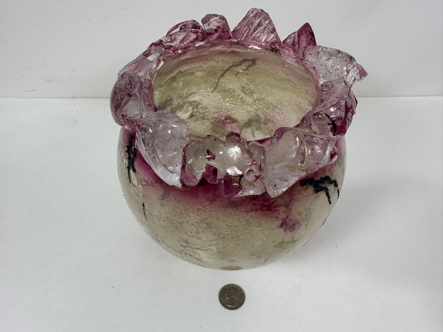 Art Glass Vase 8'W x 7'H [Photo 3]