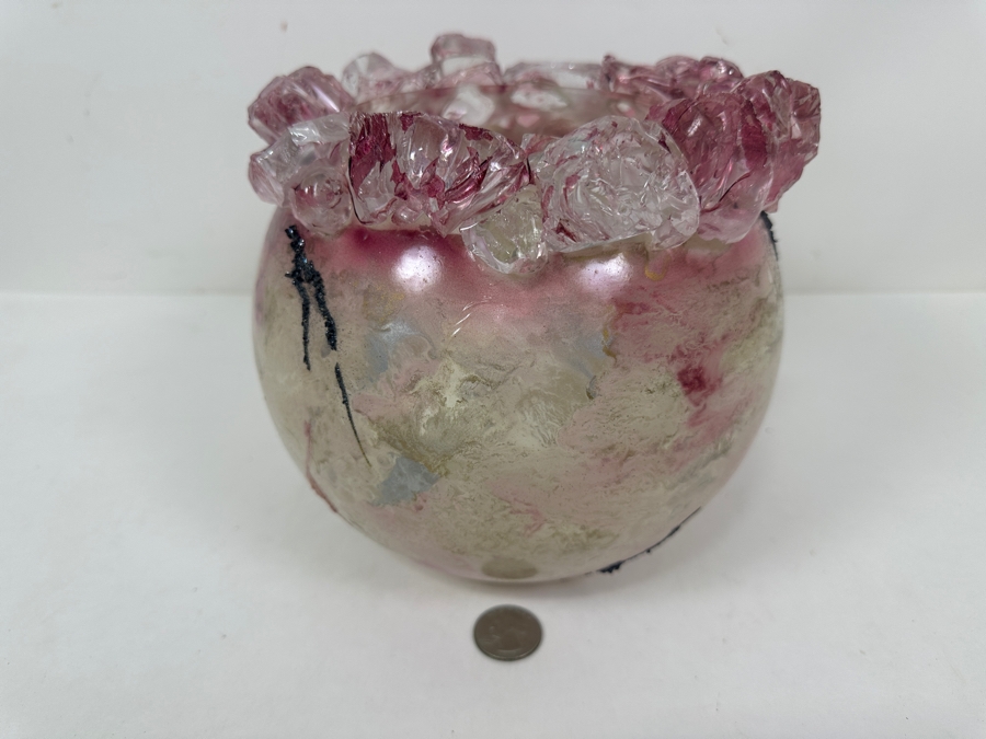 Art Glass Vase 8'W x 7'H [Photo 4]