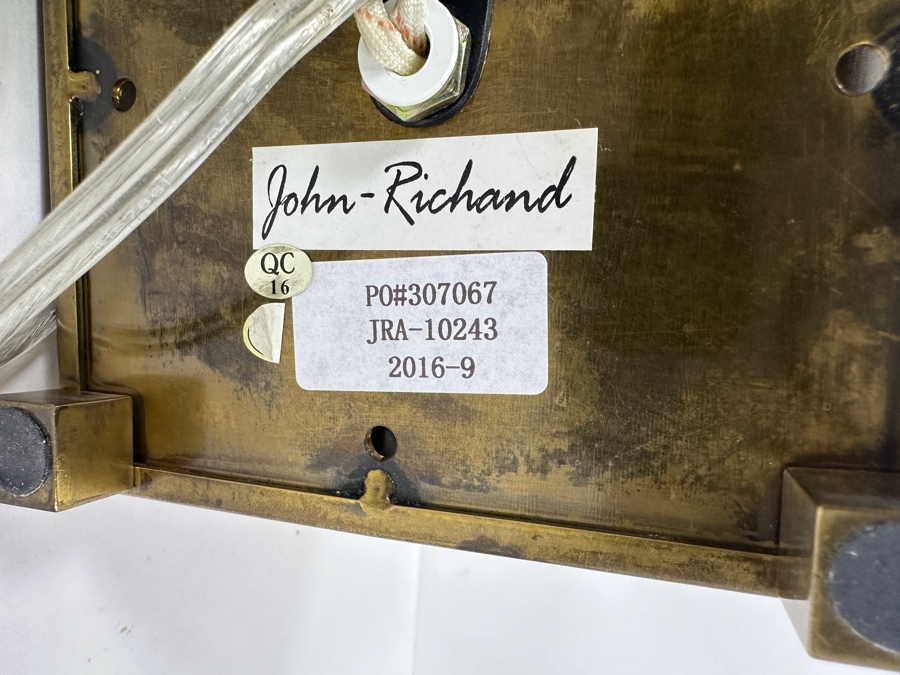 John-Richard Collection Natural Clear Quartz Crystals And Brass Box Table Lamp 5W X 9H [Photo 10]