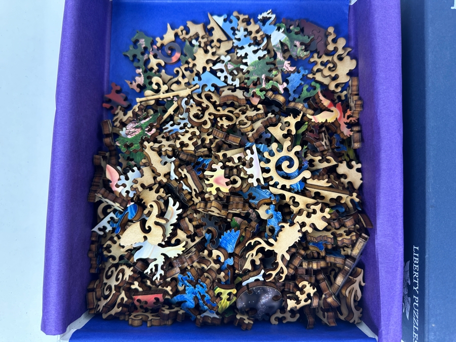 Liberty Puzzles Classic Wooden Jigsaw Puzzle Titled: 'Home 365, Brian Christenson' 341 Pieces [Photo 3]