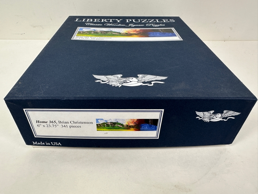 Liberty Puzzles Classic Wooden Jigsaw Puzzle Titled: 'Home 365, Brian Christenson' 341 Pieces [Photo 5]