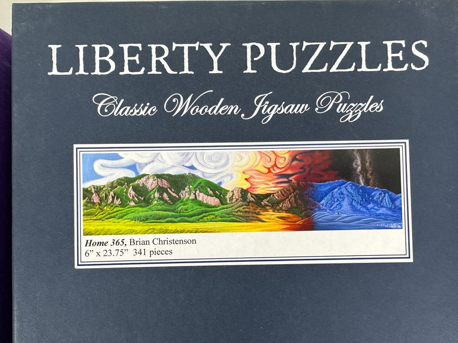 Liberty Puzzles Classic Wooden Jigsaw Puzzle Titled: 'Home 365, Brian Christenson' 341 Pieces [Photo 2]