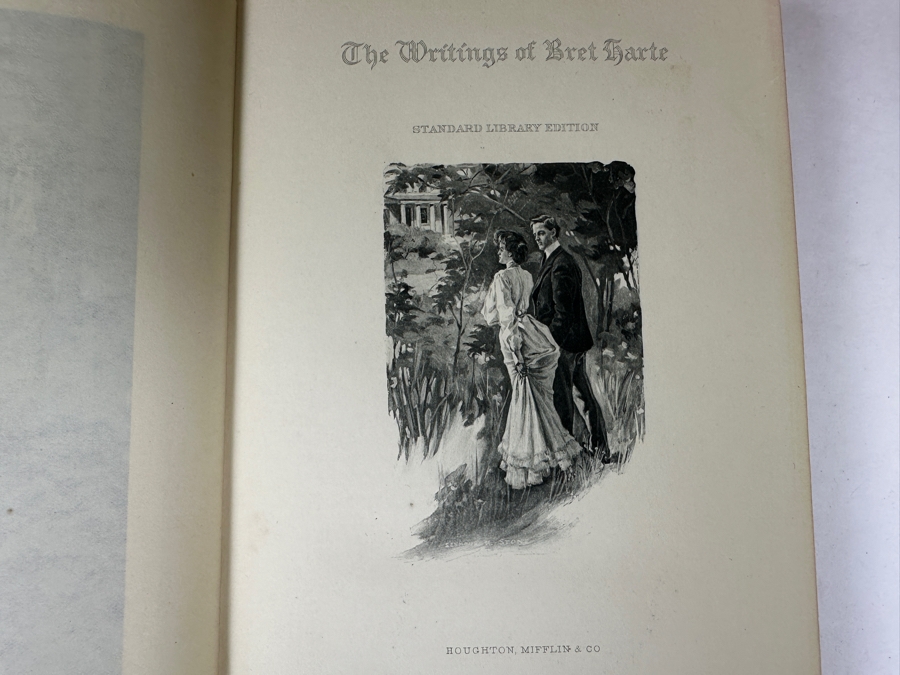 Antique Hardcover Books Set The Writings Of Bret Harte 19 Volumes 1899 Published By Houghton, Mifflin & Co [Photo 16]