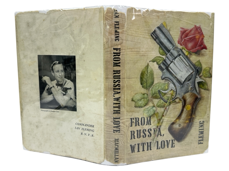First American Printing 1957 Hardcover Book With Original Dust Jacket From Russia, With Love By Ian Fleming Published By The Macmillan Company New York Estimate $1,000-$3,000