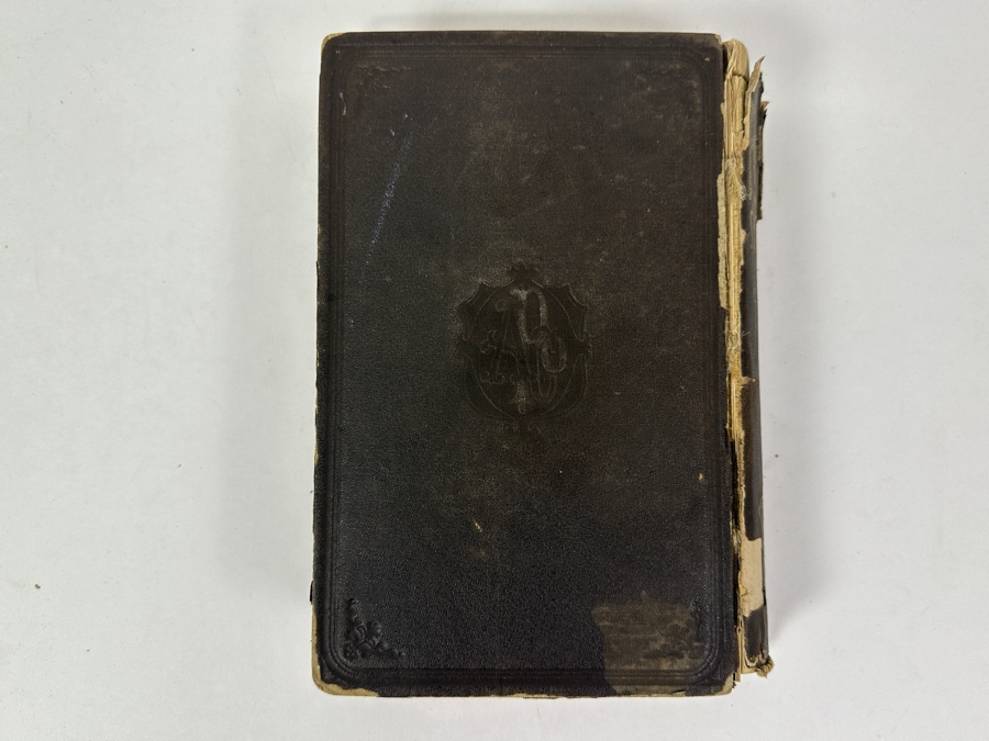 Antique 1872 Hardcover First Edition Book Roughing It By Mark Twain (Samuel L. Clemens) Featuring Twain's Humorous Travelogue Of His Journey To The Wild West & Hawaii Published By American Publishing Company - Damaged Spine - Estimate $1,000-$2,500 [Photo 6]