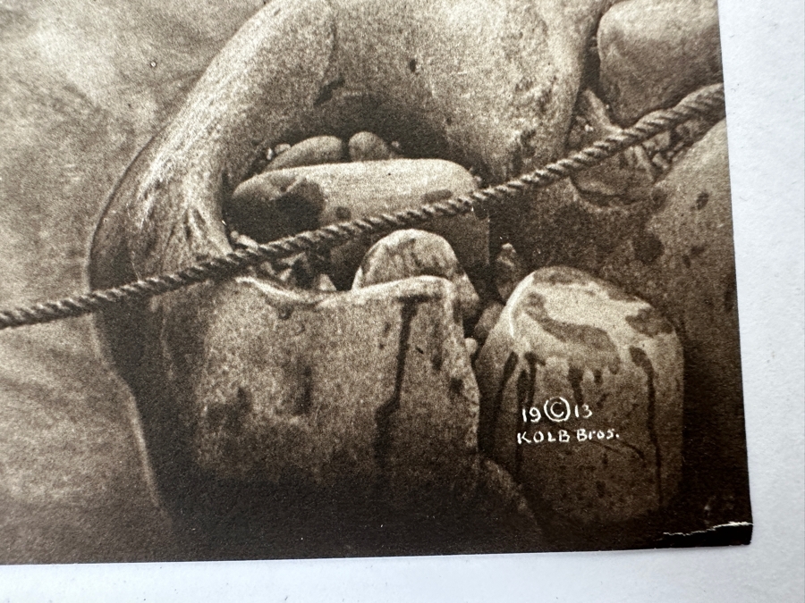 Just Added - Vintage Kolb Brothers Photogravure Print Dated 1913 11' X 14' [Photo 5]