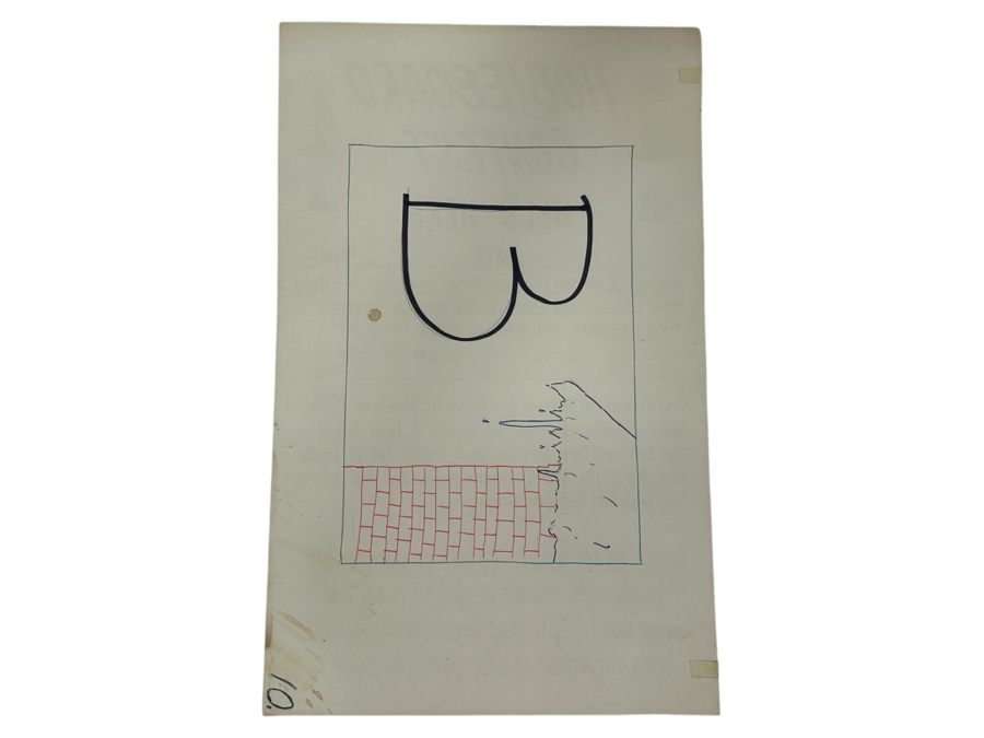 Just Added - Original 1966 Hobieboard Contest Hobie Skateboard Regional Competition Poster 14 X 22 [Photo 2]