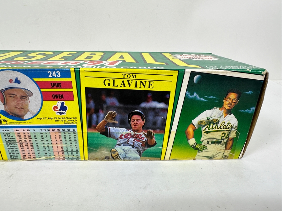 Just Added - Vintage 1991 Factory Sealed FLEER Baseball Cards & Stickers Set [Photo 3]