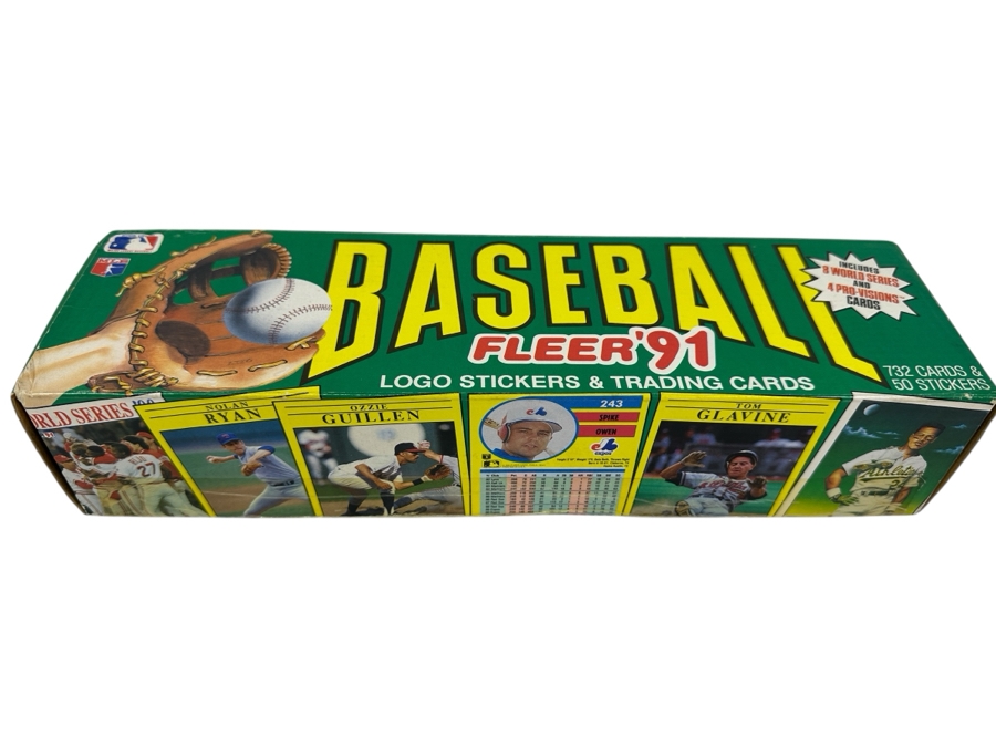 Just Added - Vintage 1991 Factory Sealed FLEER Baseball Cards & Stickers Set
