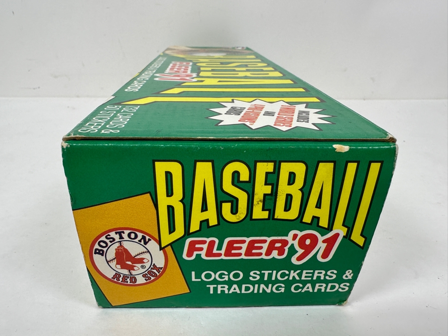 Just Added - Vintage 1991 Factory Sealed FLEER Baseball Cards & Stickers Set [Photo 5]