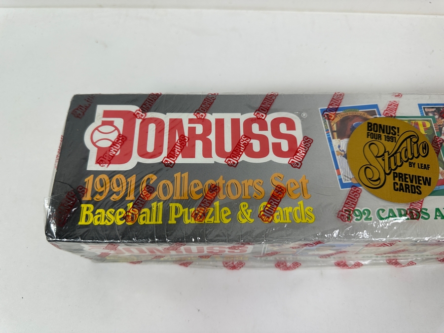 Just Added - Vintage 1991 Factory Sealed Donruss Baseball Cards Collectors Set [Photo 3]