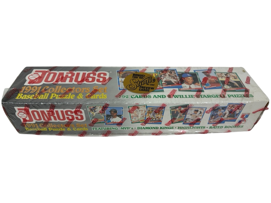 Just Added - Vintage 1991 Factory Sealed Donruss Baseball Cards Collectors Set