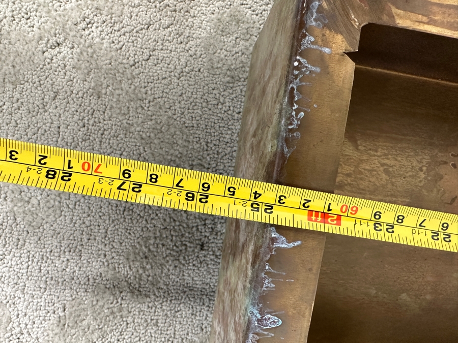 David W. Bowman (American, 21st Century) Abstract Mixed-Metal Geometric Wall Sculpture 53'W X 25'H X 7'D Estimate $4,000-$6,000 [Photo 7]