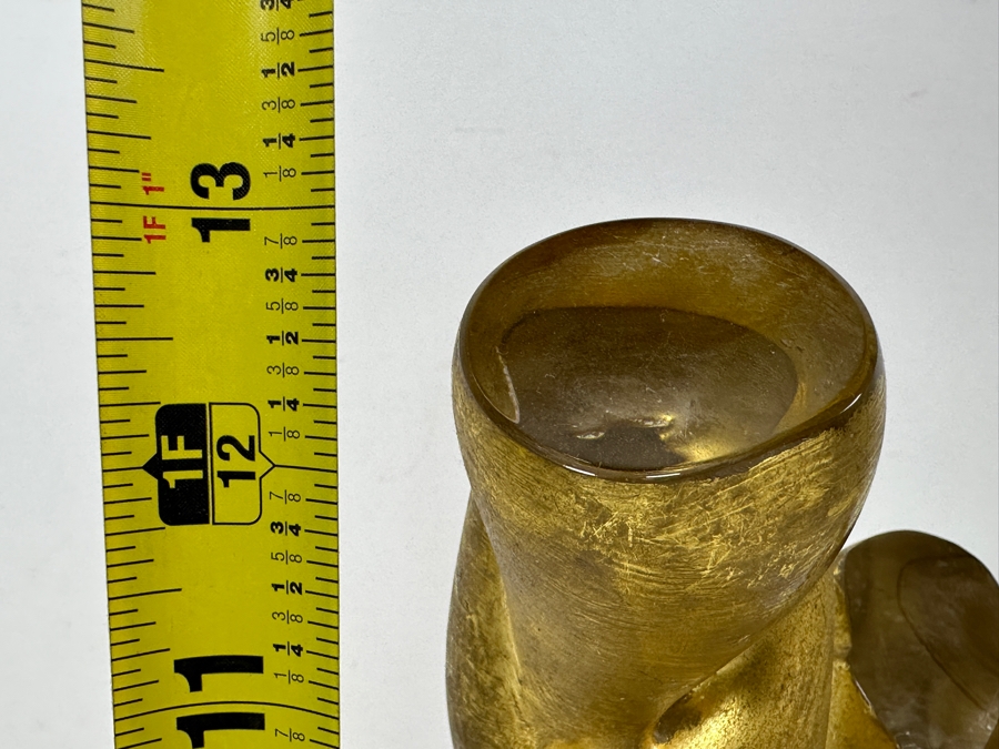 Martin Blank (American, b. 1962) Art Glass Sculpture Titled 'Ghilberti' Dated 1992 Gold Colored Glass Torso Of Man 12.5'H Estimate $1,500-$3,000 [Photo 13]