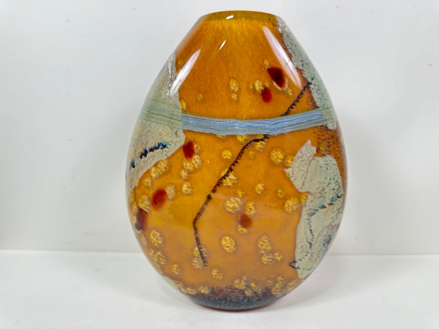 Randy Solin (American, 21st Century) Art Glass Vase 13'H Estimate $1,800-$2,400 [Photo 2]