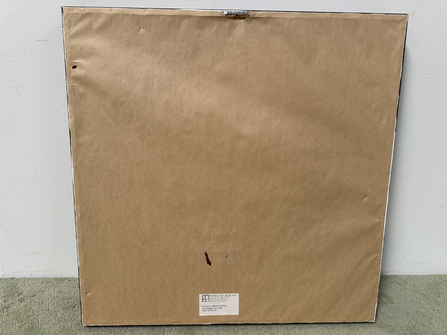 John Douglas (American, 21st Century) Mixed-Media Geometric Abstract Painting On Canvas Titled 'Rumor I' 30' X 30' Estimate $2,000-$3,000 [Photo 8]