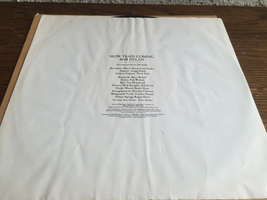 Bob Dylan ‎- Slow Train Coming - Columbia ‎- FC 36120 [Photo 4]