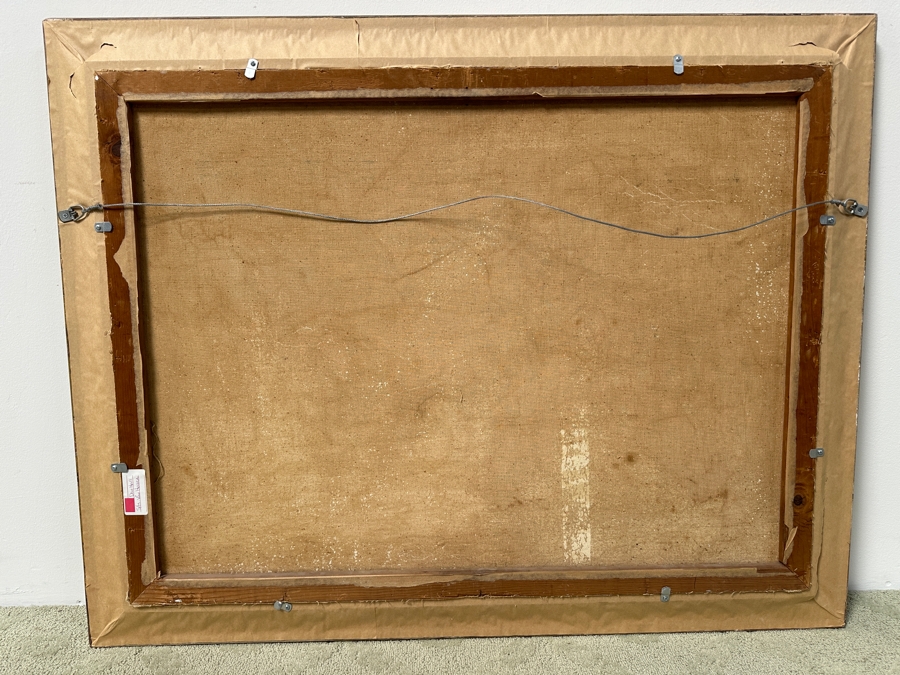 George Thompson Pritchard (1878-1962, American/United Kingdom) Stunning Original Landscape Oil Painting On Canvas Signed Lower Left 40' X 30' Framed 46' X 36' Estimate $3,000-$4,000 [Photo 15]