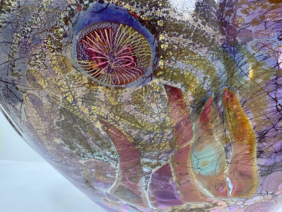 Christopher Hawthorne (American, B. 1953) Large Art Glass Vase From The 'Aquarium' Series Dated 1993 18'W X 11'D X 15'H Estimate $500-$1,000 [Photo 8]