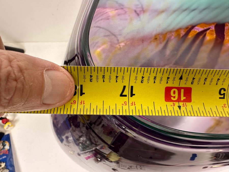 Christopher Hawthorne (American, B. 1953) Large Art Glass Vase From The 'Aquarium' Series Dated 1993 18'W X 11'D X 15'H Estimate $500-$1,000 [Photo 15]