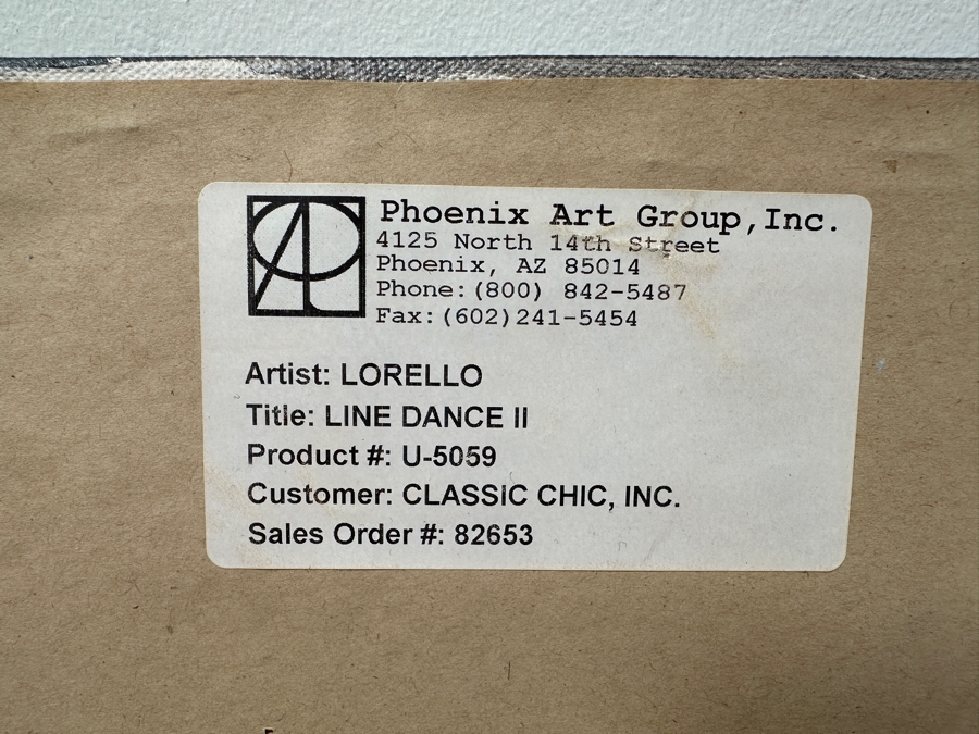 Just Added - Susan Lorello (American, 21st Century) Abstract Modernist Mixed-Media Painting On Canvas 36 X 24 [Photo 7]