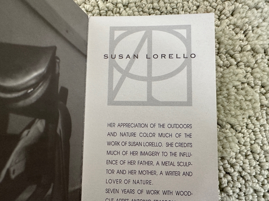 Just Added - Susan Lorello (American, 21st Century) Abstract Modernist Mixed-Media Painting On Canvas 36 X 24 [Photo 10]