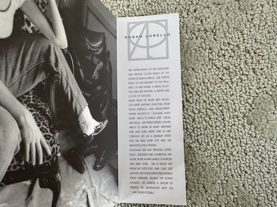 Just Added - Susan Lorello (American, 21st Century) Abstract Modernist Mixed-Media Painting On Canvas 36 X 24 [Photo 9]