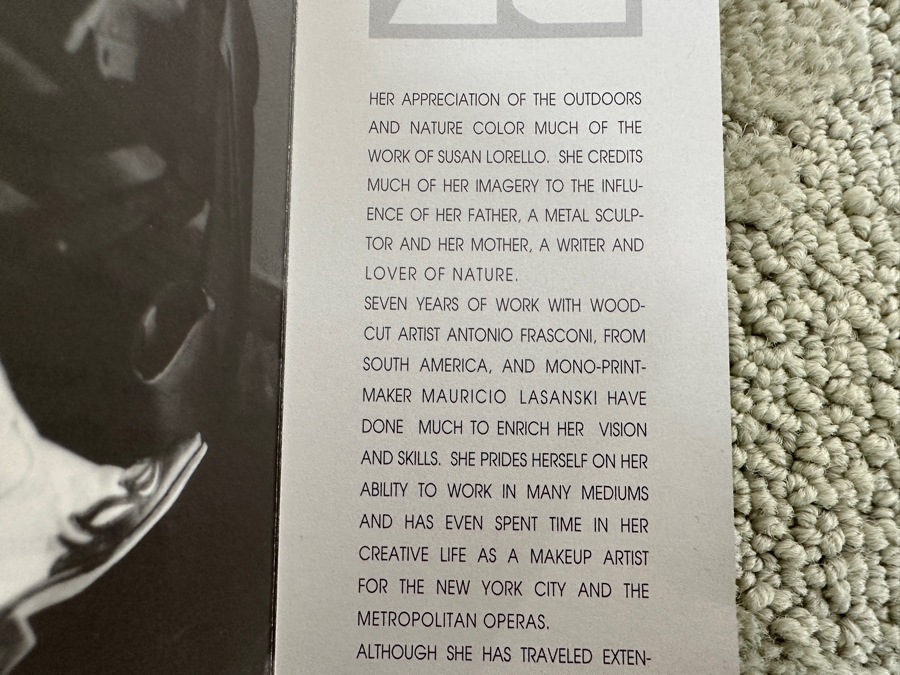 Just Added - Susan Lorello (American, 21st Century) Abstract Modernist Mixed-Media Painting On Canvas 36 X 24 [Photo 11]