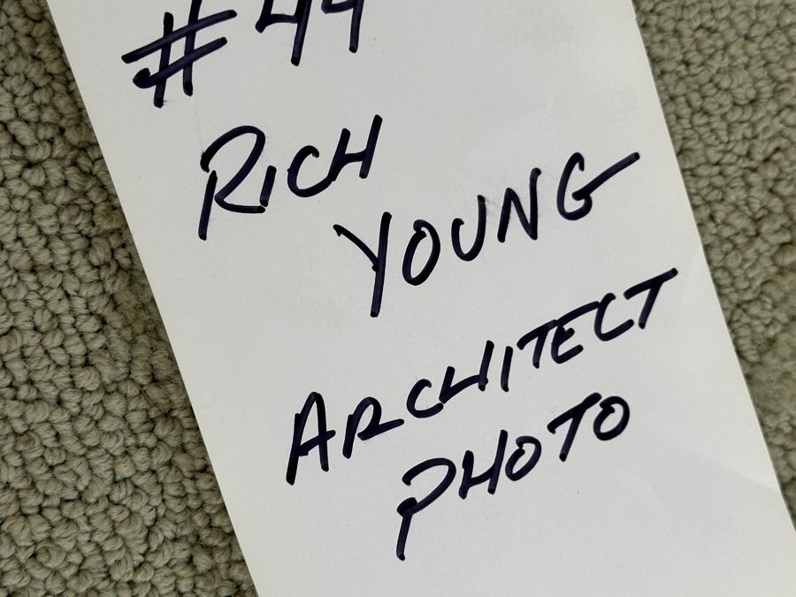 Just Added - Architectural Photographic Print Signed Lower Right 18 X 18 Framed 26 X 26 [Photo 8]