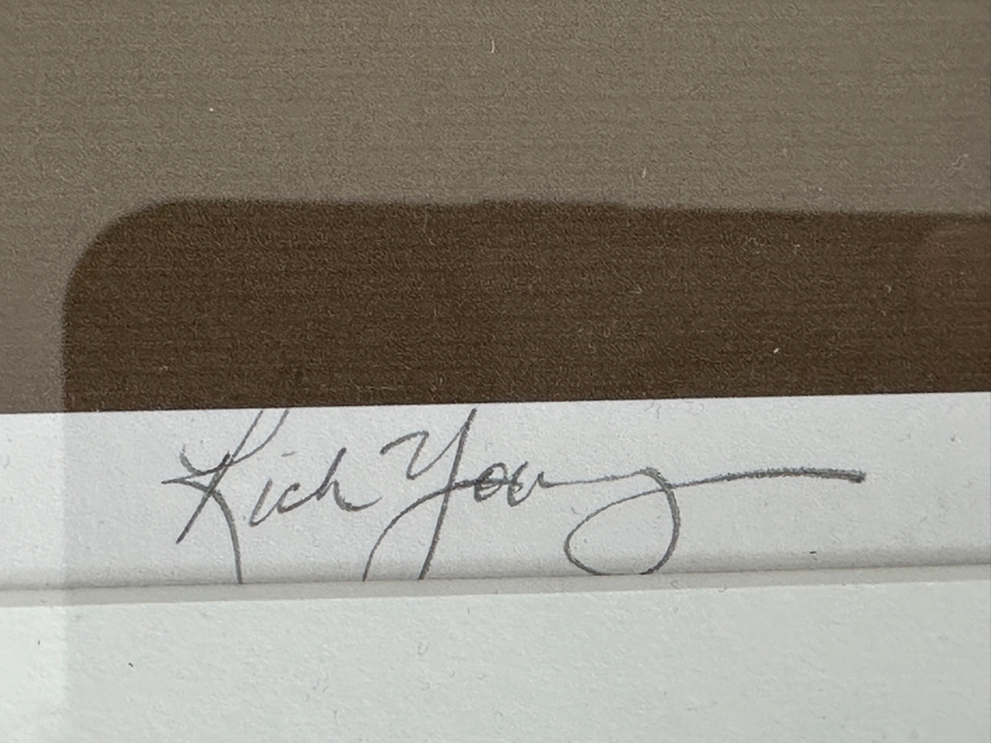 Just Added - Architectural Photographic Print Signed Lower Right 18 X 18 Framed 26 X 26 [Photo 6]