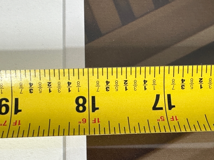 Just Added - Architectural Photographic Print Signed Lower Right 18 X 18 Framed 26 X 26 [Photo 9]