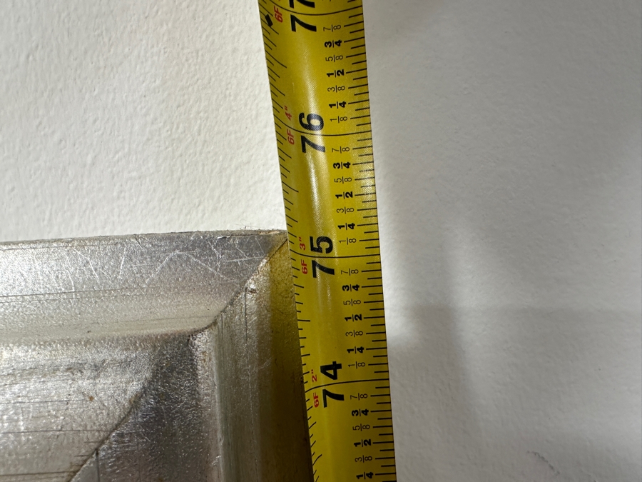 Just Added - Dennis Carney (American, B. 1960) Mixed-Media Abstract Modernist Painting On Canvas Titled 'Around' Signed Lower Right 60' X 70' Framed 65' X 75' Estimate $6,000-$7,000 [Photo 14]