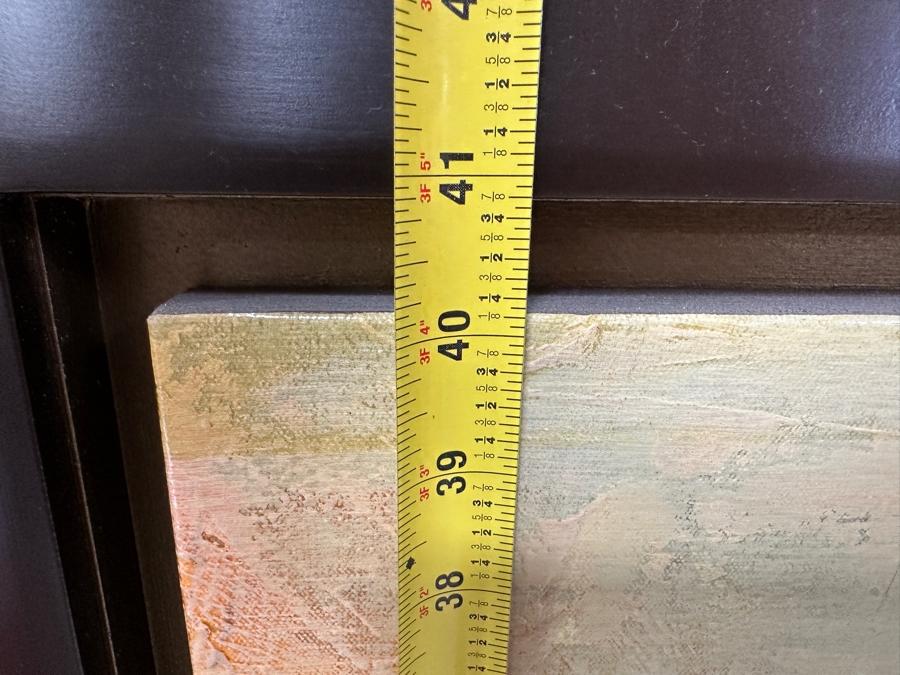 Just Added - Kemp Mixed-Media Abstract Modernist Painting On Canvas Titled 'Area Of Light' Signed Lower Right 60' X 40' Framed 68.5' X 48.5' Estimate $3,000-$5,000 [Photo 21]