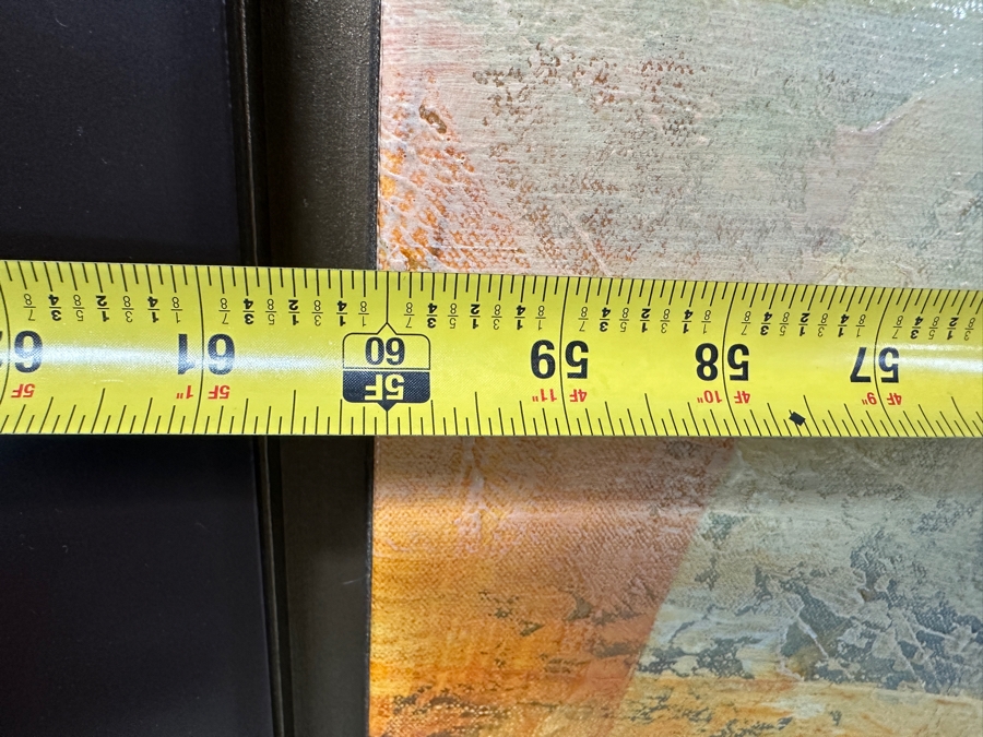 Just Added - Kemp Mixed-Media Abstract Modernist Painting On Canvas Titled 'Area Of Light' Signed Lower Right 60' X 40' Framed 68.5' X 48.5' Estimate $3,000-$5,000 [Photo 20]