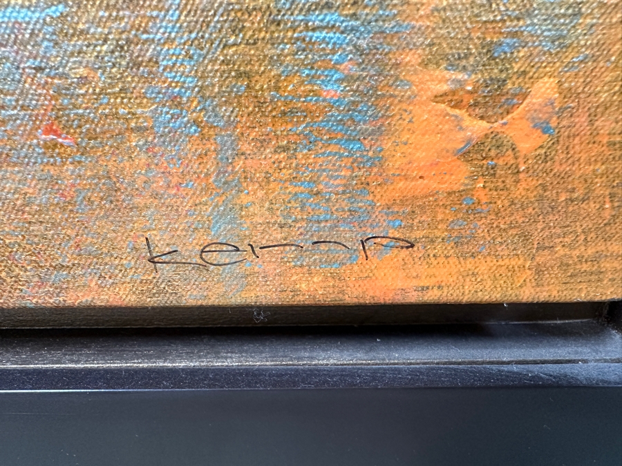 Just Added - Kemp Mixed-Media Abstract Modernist Painting On Canvas Titled 'Area Of Light' Signed Lower Right 60' X 40' Framed 68.5' X 48.5' Estimate $3,000-$5,000 [Photo 10]