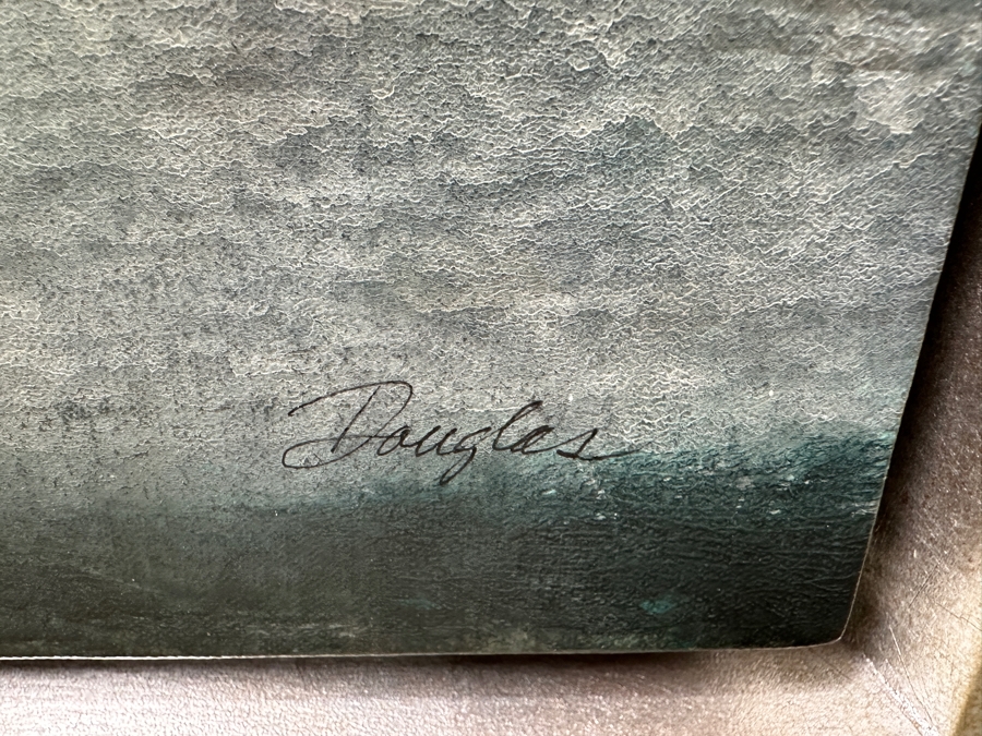 Just Added - John Douglas (American, 21st Century) Mixed-Media Abstract Modernist Painting On Canvas Titled 'Mystere' 69' X 51' Framed 71.5' X 53.5' Estimate $6,000-$9,000 [Photo 8]