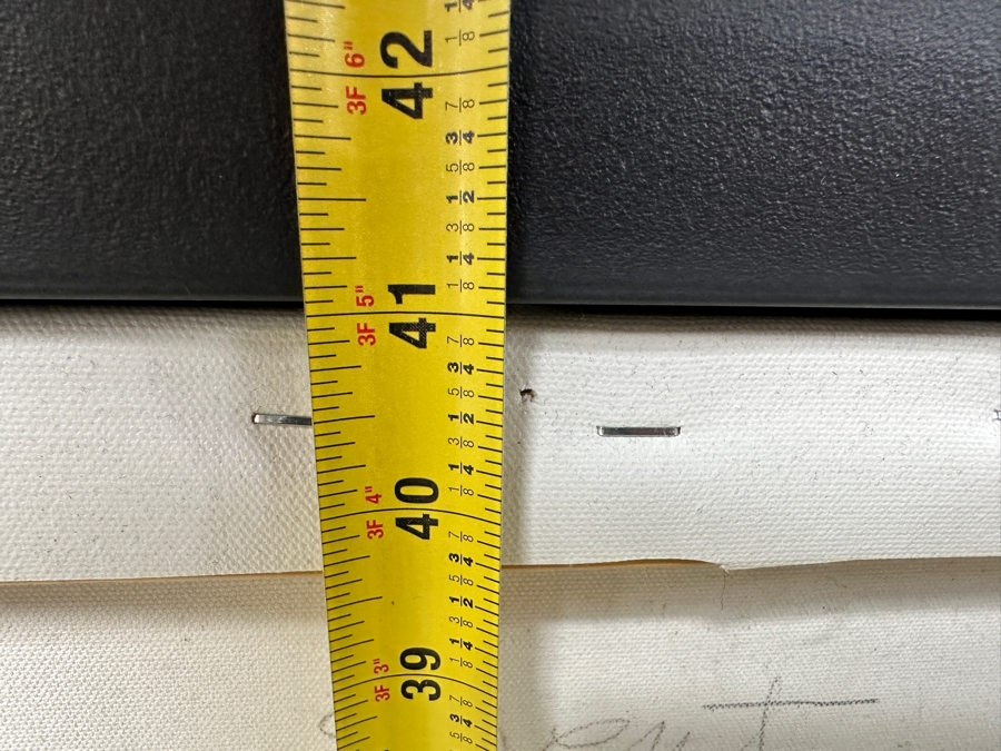 Just Added - Drew Etienne (American Twenty-First Century) Abstract Acrylic on Canvas Titled: 'Spatial Event' 41” X 41” [Photo 10]