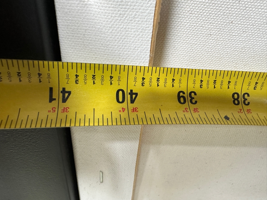 Just Added - Drew Etienne (American Twenty-First Century) Abstract Acrylic on Canvas Titled: 'Spatial Event' 41” X 41” [Photo 9]