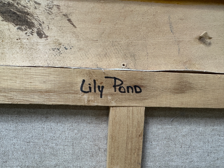 Just Added - Armand Cabrera (American, B. 1955) Oil On Canvas Titled 'Lily Pond' Signed Bottom Right 24' x 30' Framed: 37.5' x 32.5' [Photo 12]