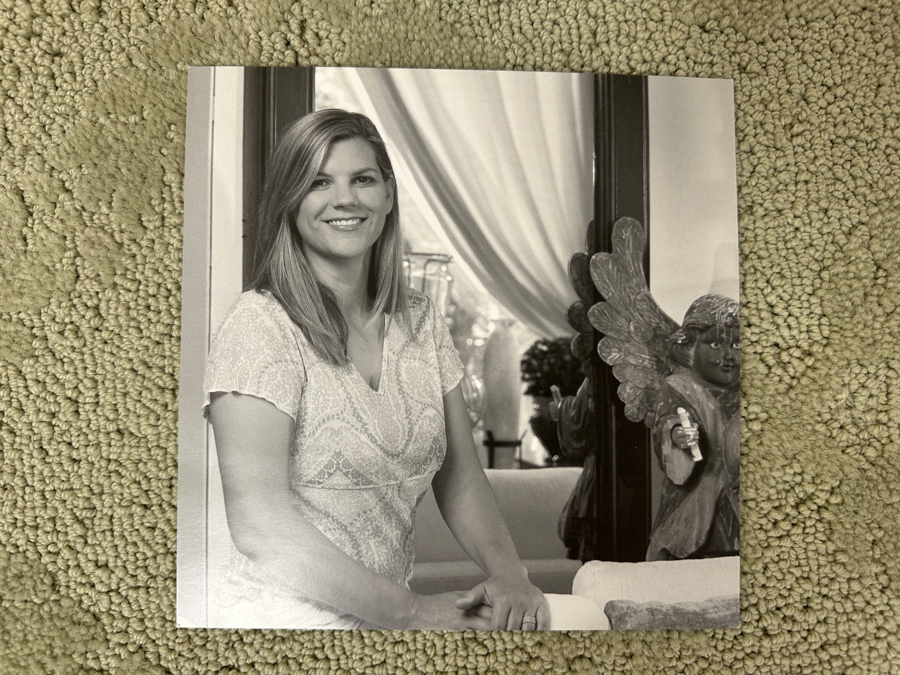 Jennifer Hollack Raboin (American, Twentieth-Twenty-First Century) Abstract Acrylic On Metal Titled: 'Skyline Blaze' 86' x 38' [Photo 10]