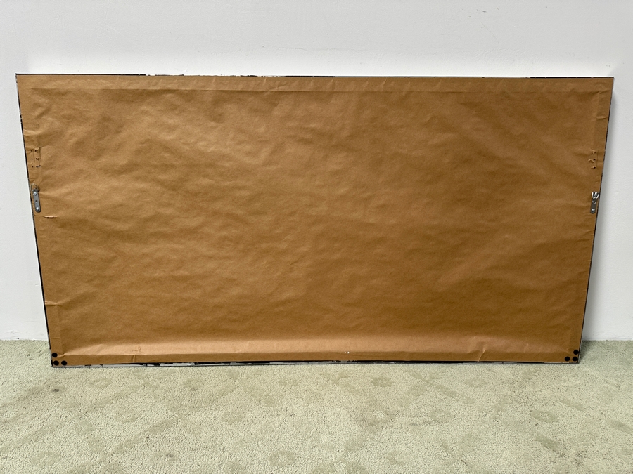 John Douglas (American, Twentieth-Twenty-First Century) Mixed Media on Board with Thin Silver Frame Titled: 'Orion' 78' x 44” Estimate $6,000-$9,000 [Photo 14]