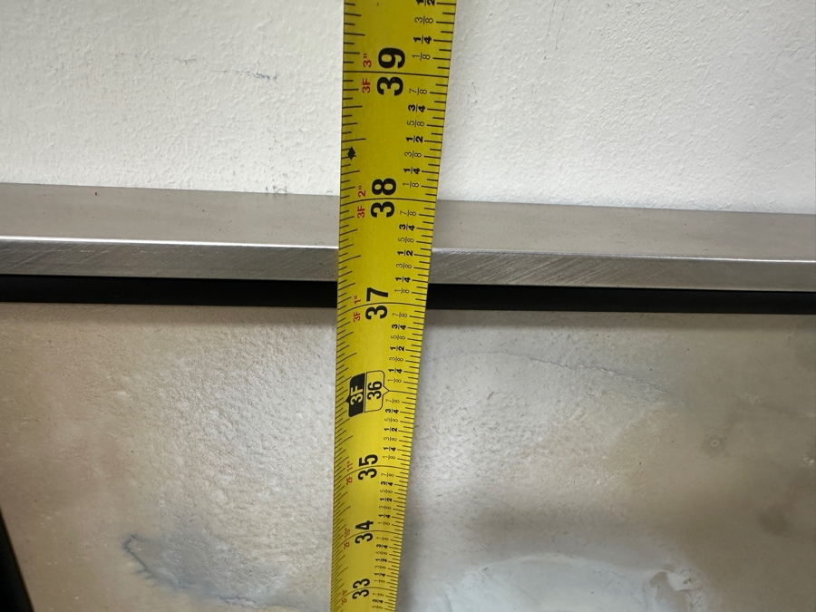 John Douglas (American, Twentieth-Twenty-First Century) Mixed Media on Board with Thin Silver Frame Titled: 'Orion' 78' x 44” Estimate $6,000-$9,000 [Photo 13]